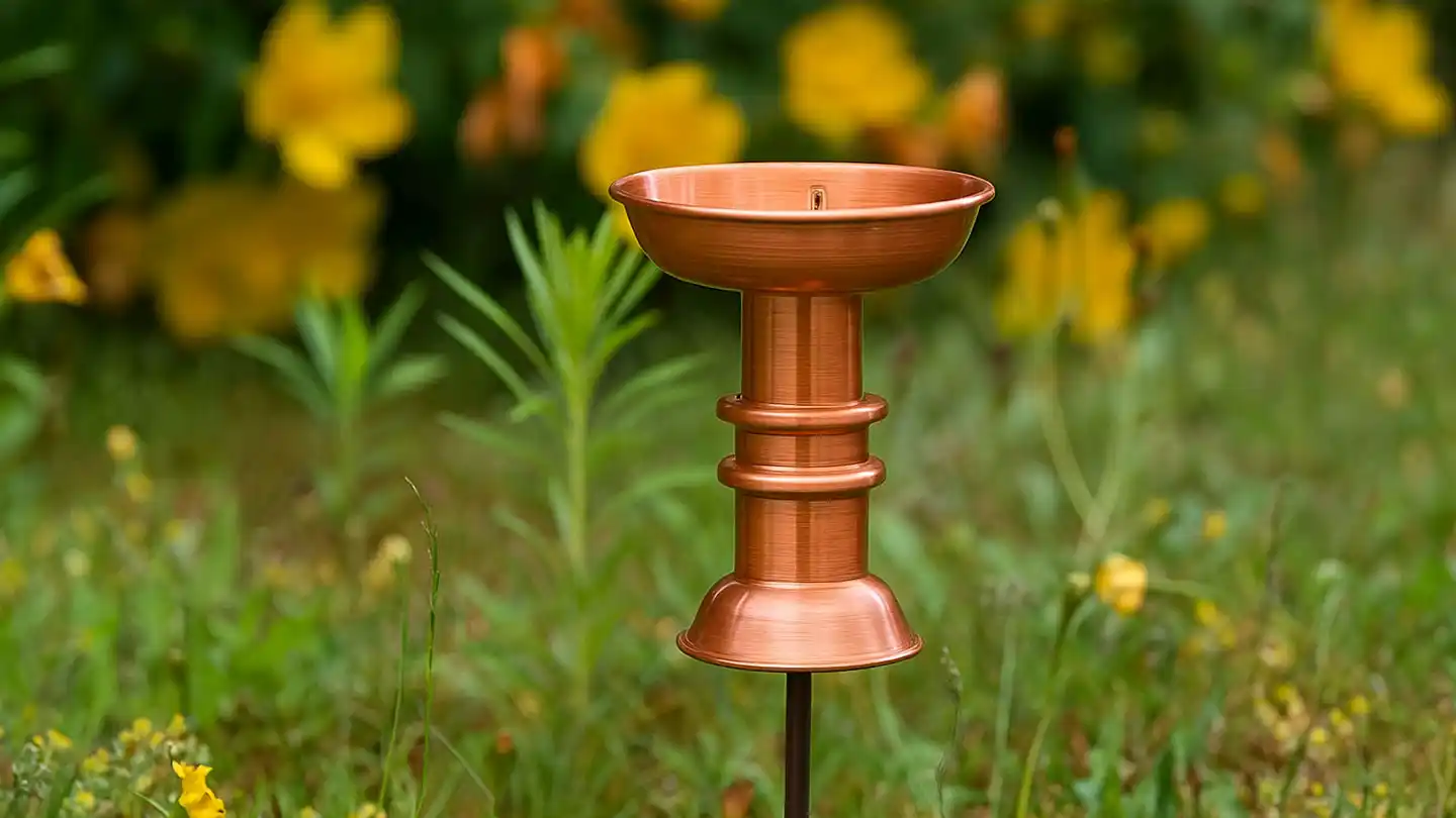 Regenmesser im Garten